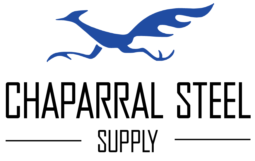 blue logo of Chaparral Steel Supply
